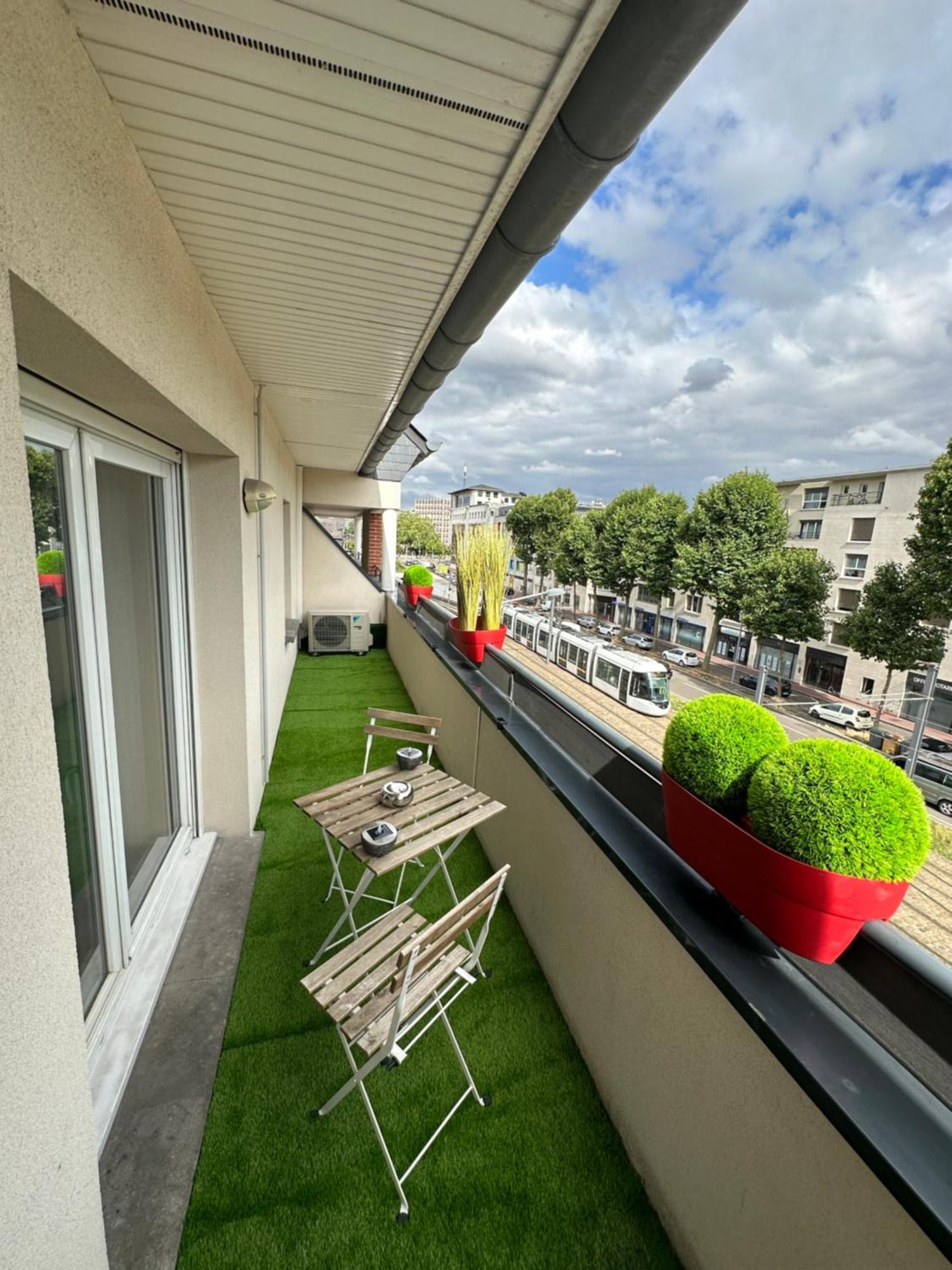 T3 Flat Moderne Sur 2 Etages Metro Parking Free Entrance Autonome Διαμέρισμα Ρουέν Εξωτερικό φωτογραφία